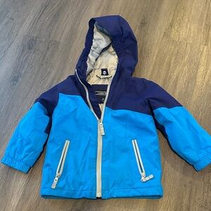 Lands' End Kids' Two-Tone Blue Raincoat